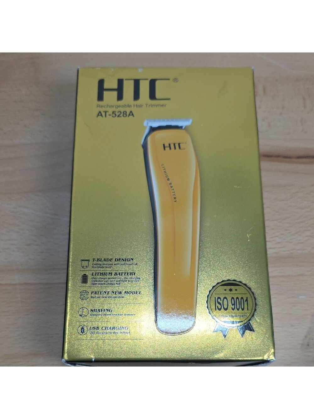 HTC Rechargeable Hair Trimmer - Yellow